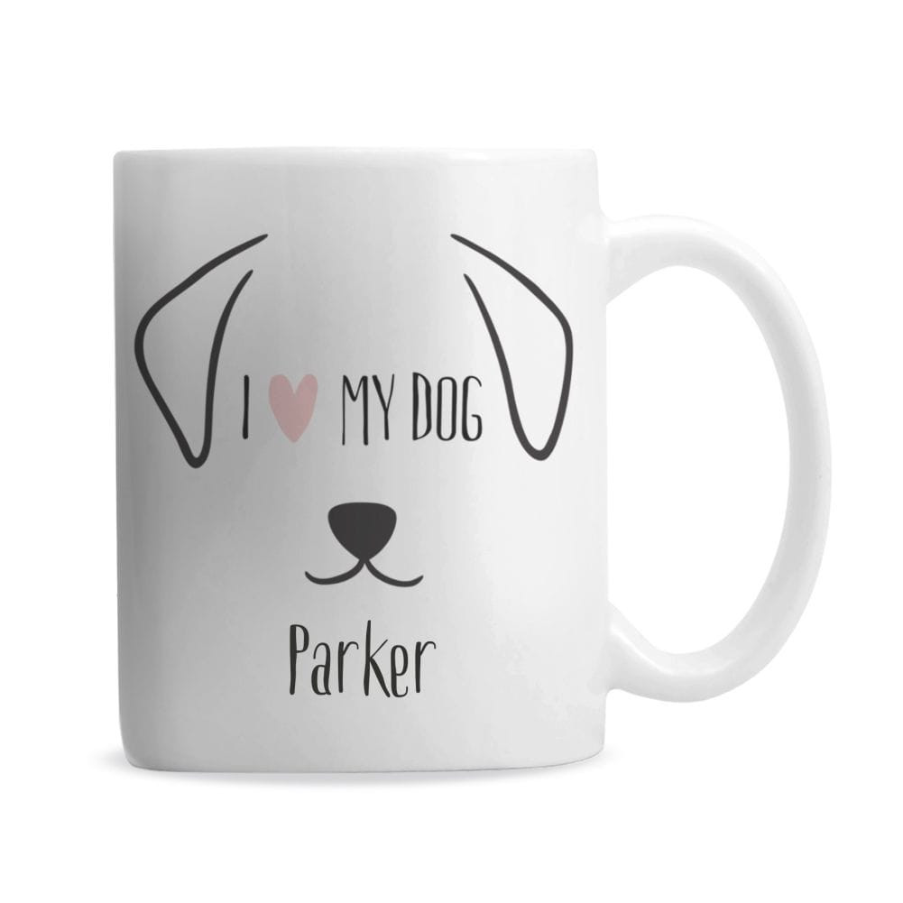 Personalised Dog Features Mug