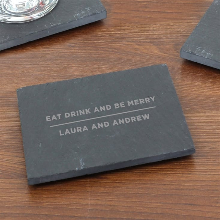 Personalised Slate Coaster