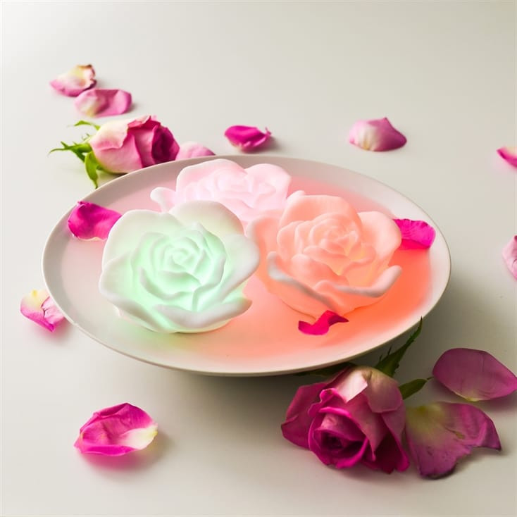 Colour Changing Floating Rose Bath Lights