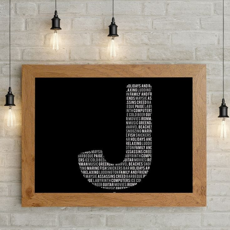 Personalised Letter Print