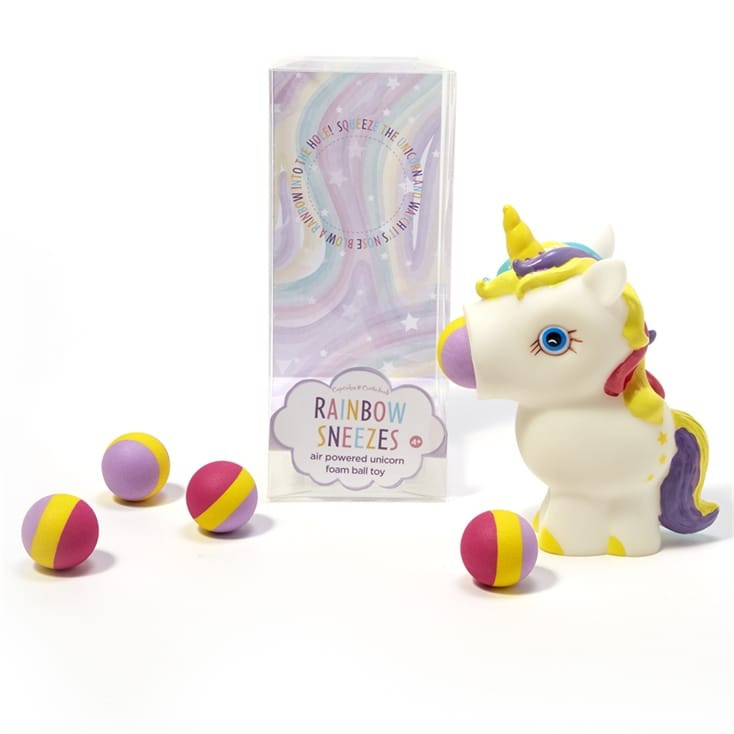 Rainbow Sneezes Foam Ball Shooting Unicorn