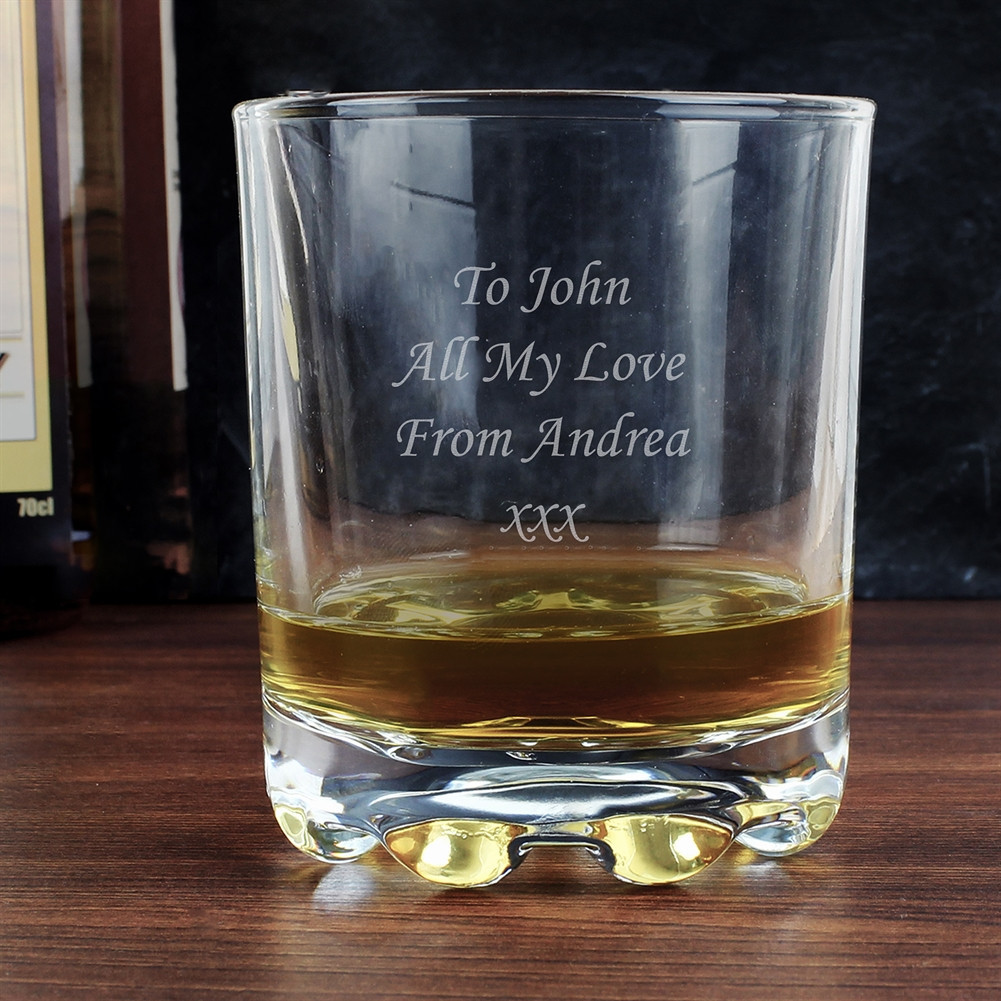Personalised Whiskey Glass