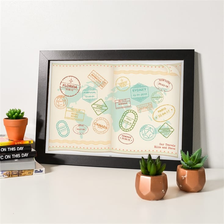 Personalised Our Travels Poster