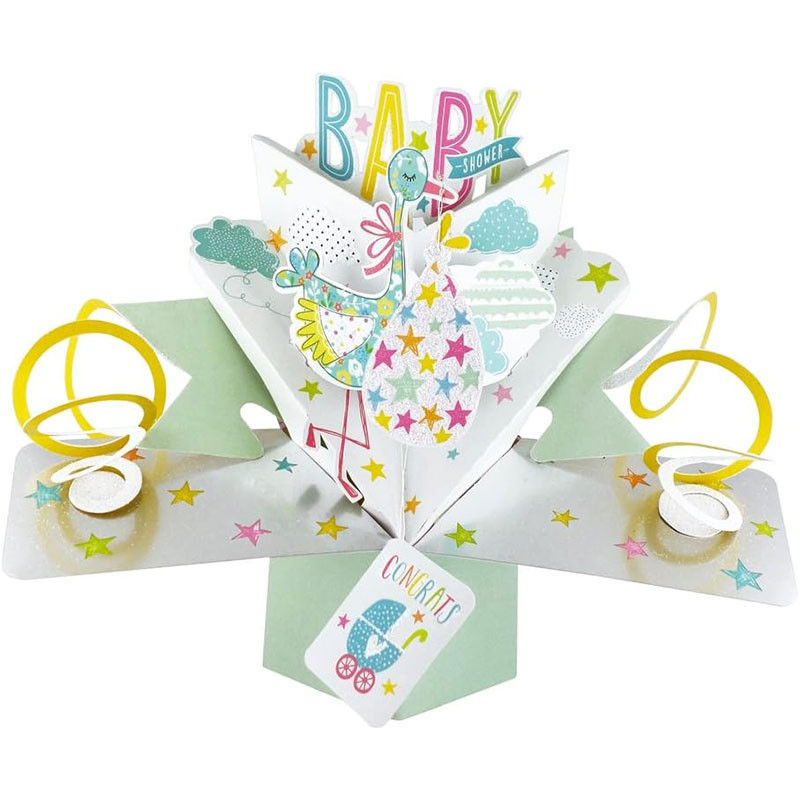 Pop Up Baby Shower Card