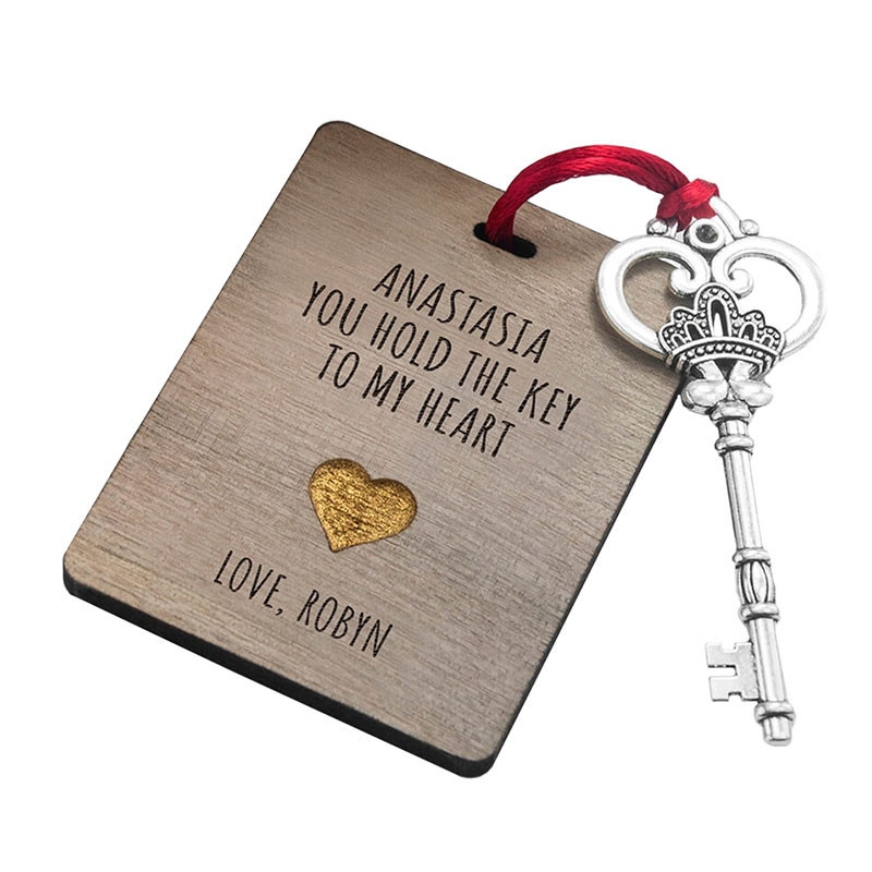 The Key To My Heart Personalised Keepsake