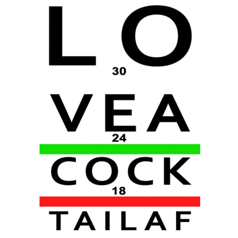 Cocktail Eye Test Mug