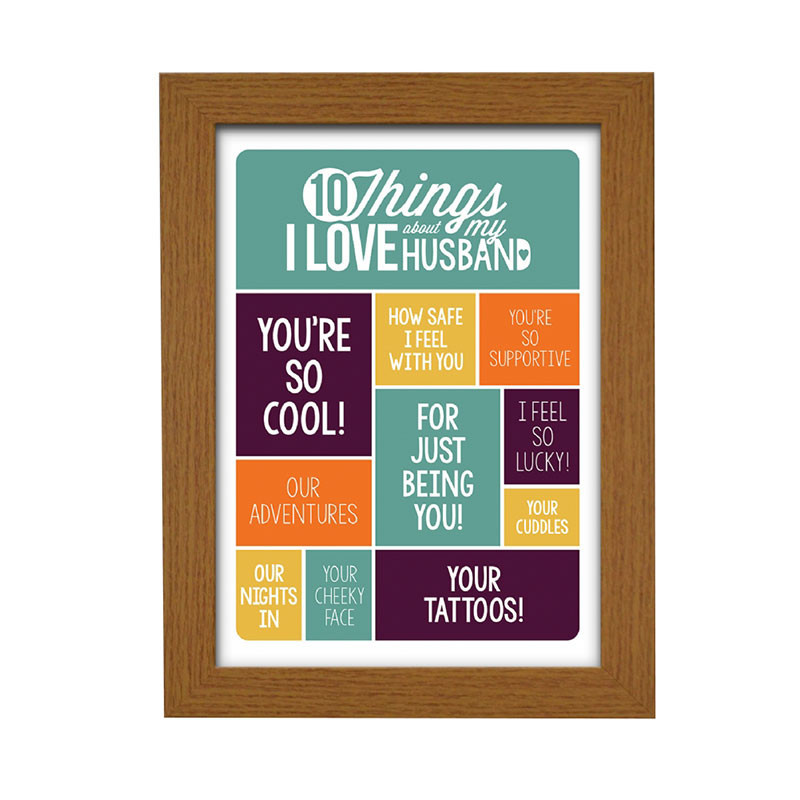 10 Things I Love About my Husband Poster