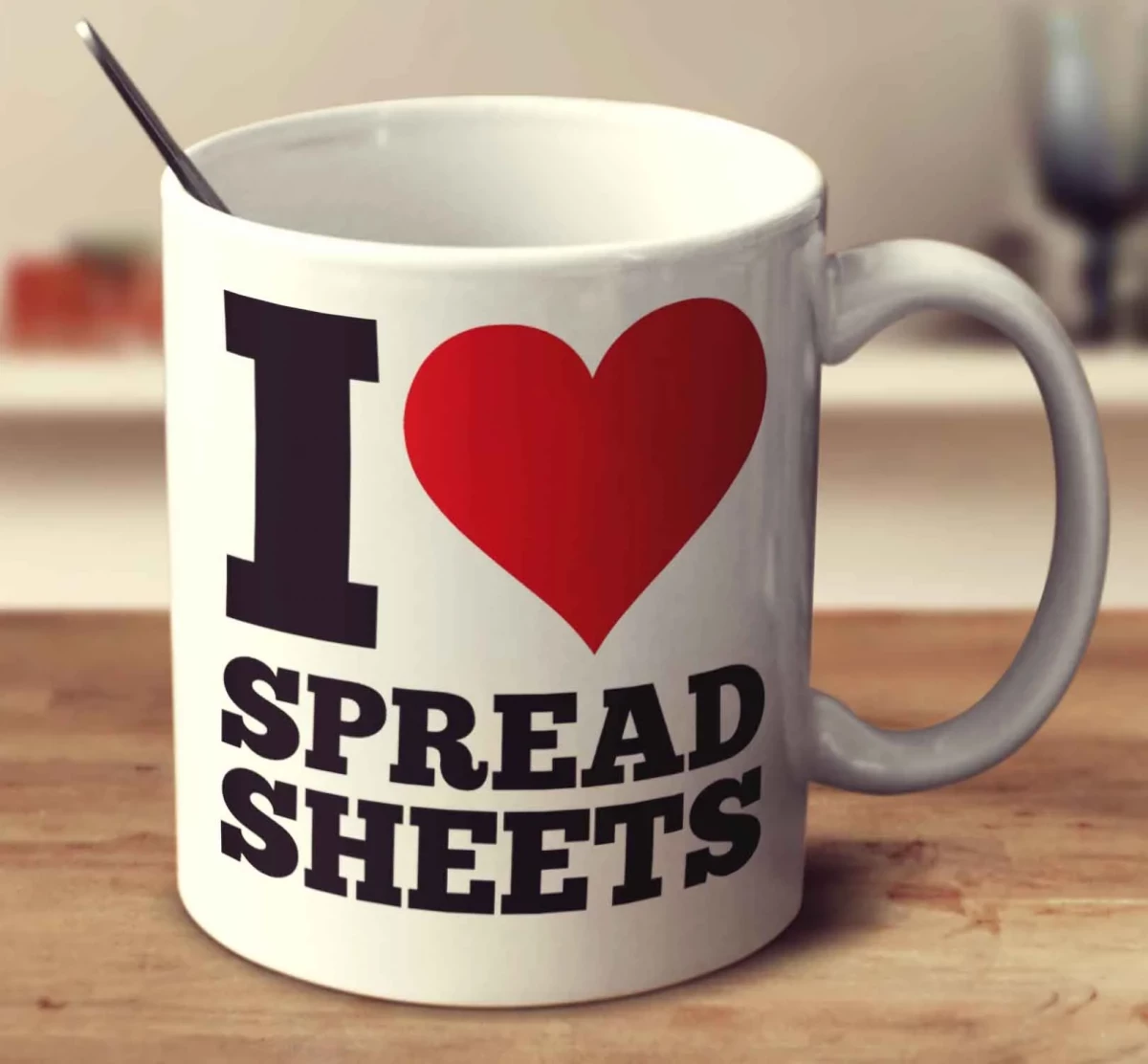 I Love Spreadsheets Mug