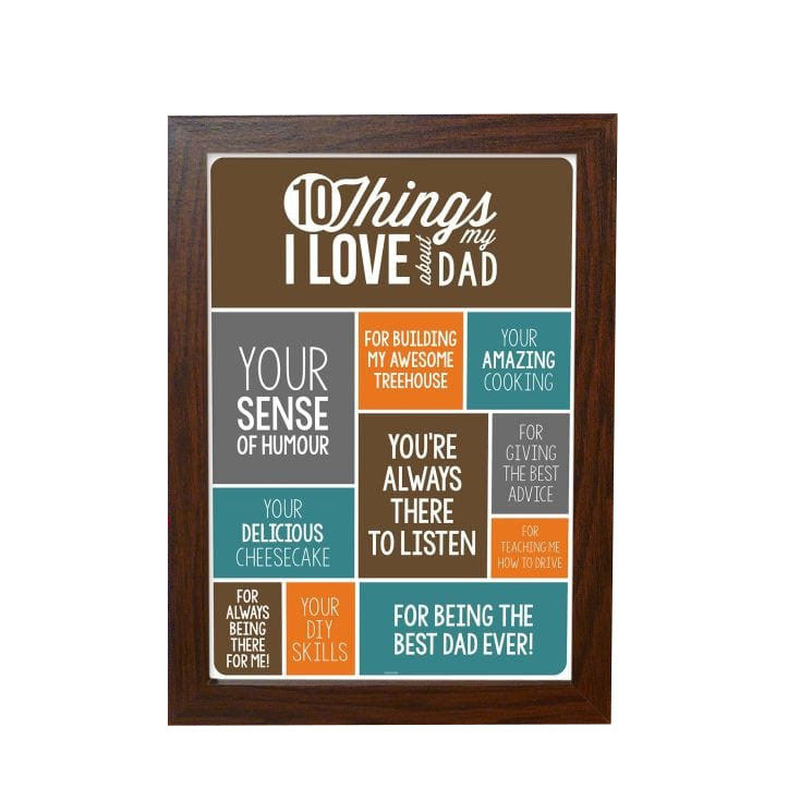 10 Things I Love About My Dad Poster